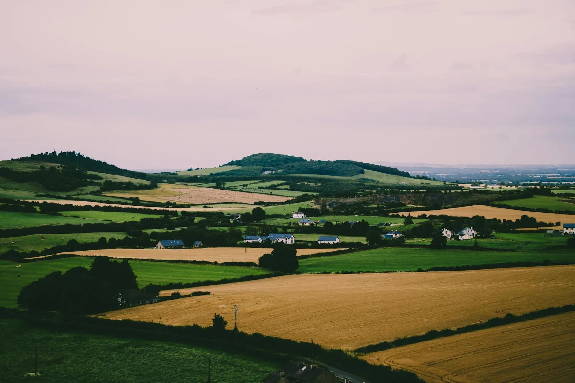 Scenic Northumberland countryside near Cramlington